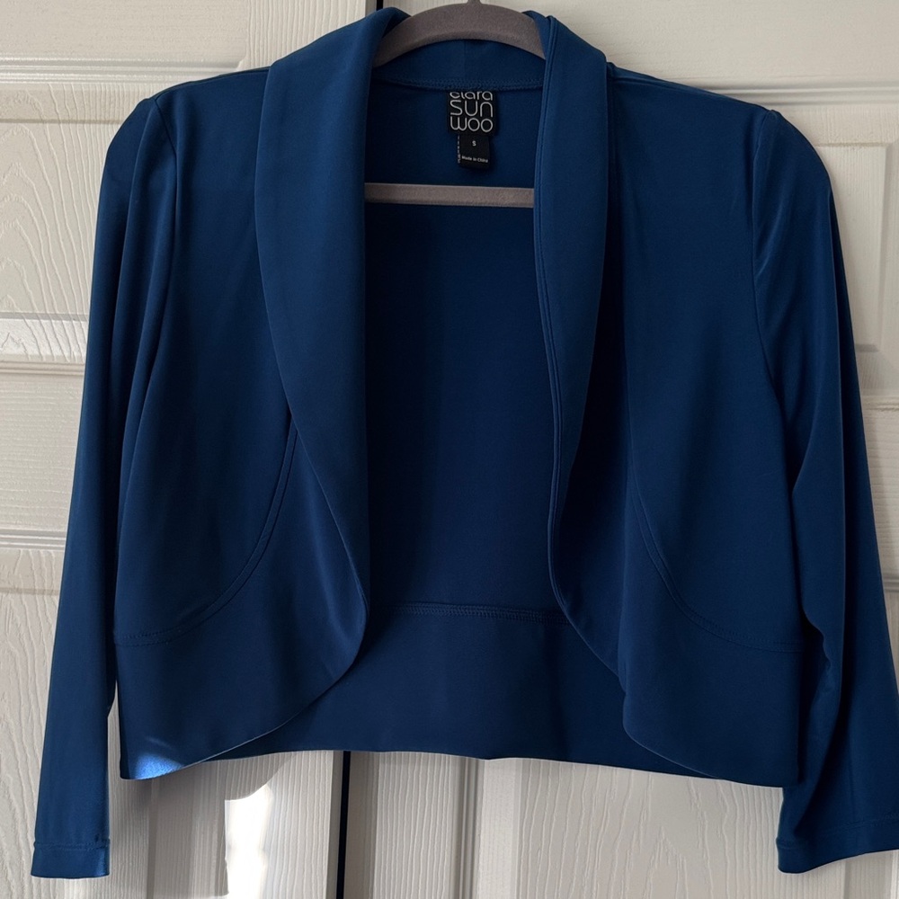 Clara Sunwoo Women's Elegant Blue Blazer